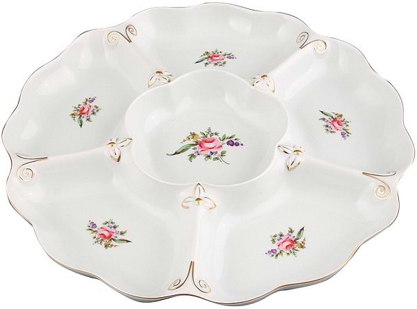 Фото - Менажница Lefard Мейсенский букет 35 см (606-534) Фото - Менажница Lefard Мейсенский букет 35 см (606-534)