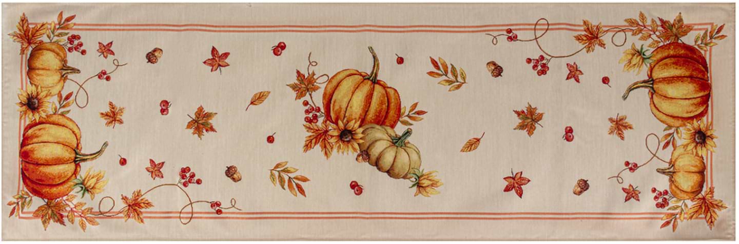 Скатертина раннер Lefard Тыква 47х140 см (716-221)