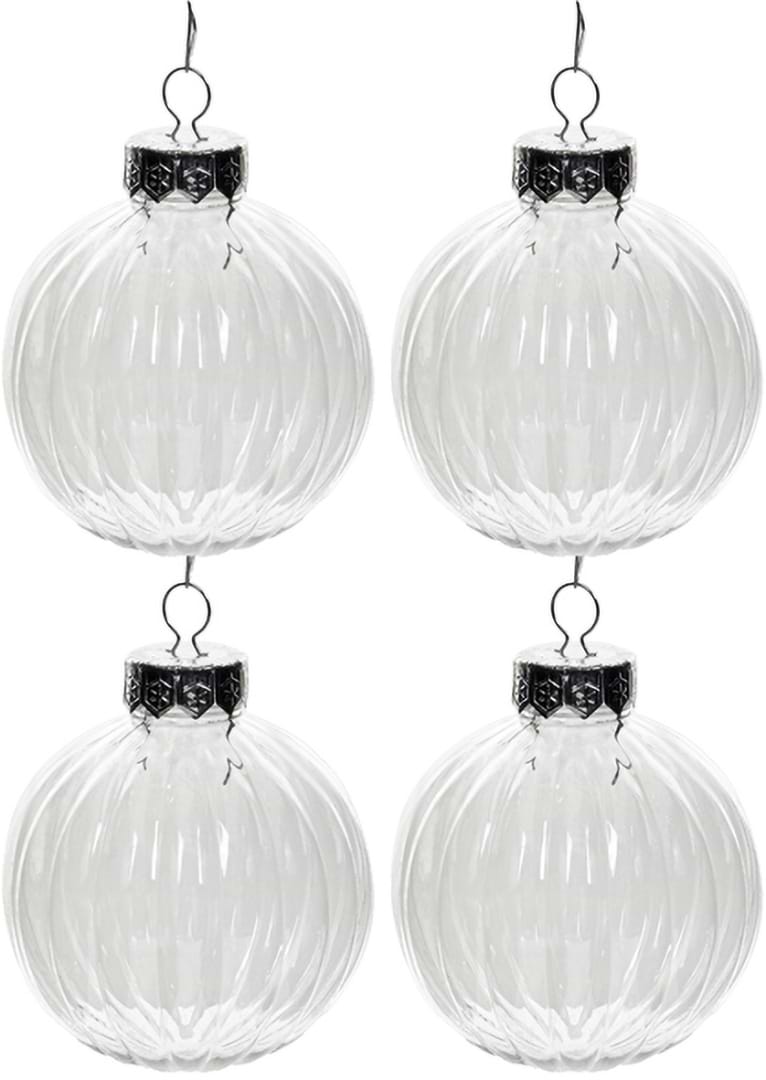 Набір ялинкових іграшок Lefard 4 шт. 8 см (822-073)