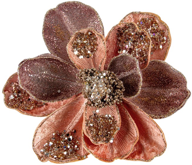 Ялинкова іграшка Lefard Магнолія 20 см (66-130)