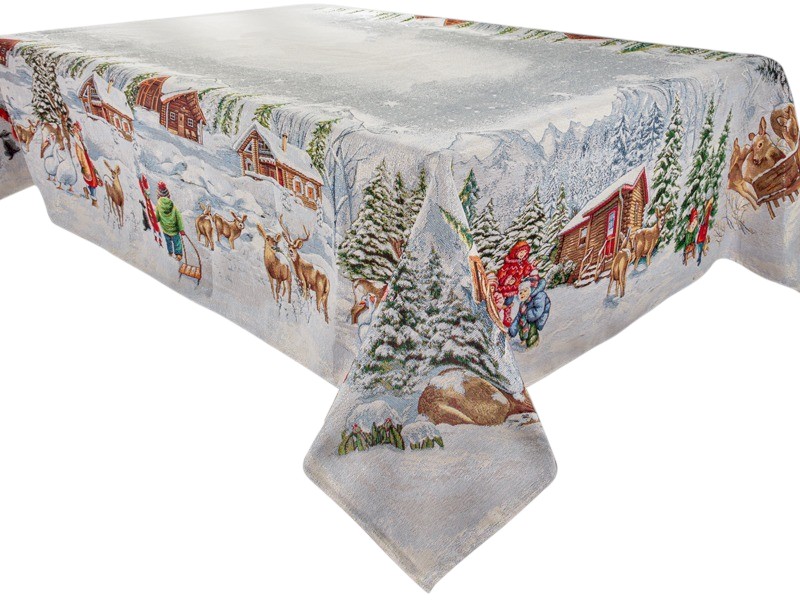 Скатерть прямоугольная Lefard гобеленовая Bernard 140х180 см (732-195)