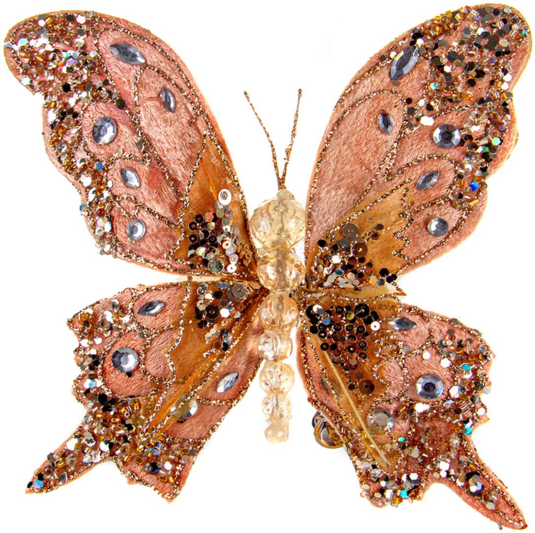 Ялинкова іграшка Lefard Метелик 7х9 см (66-143)