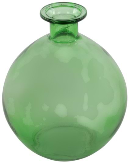 Ваза Lefard Bottle зелена h15 d13 см (821-005)