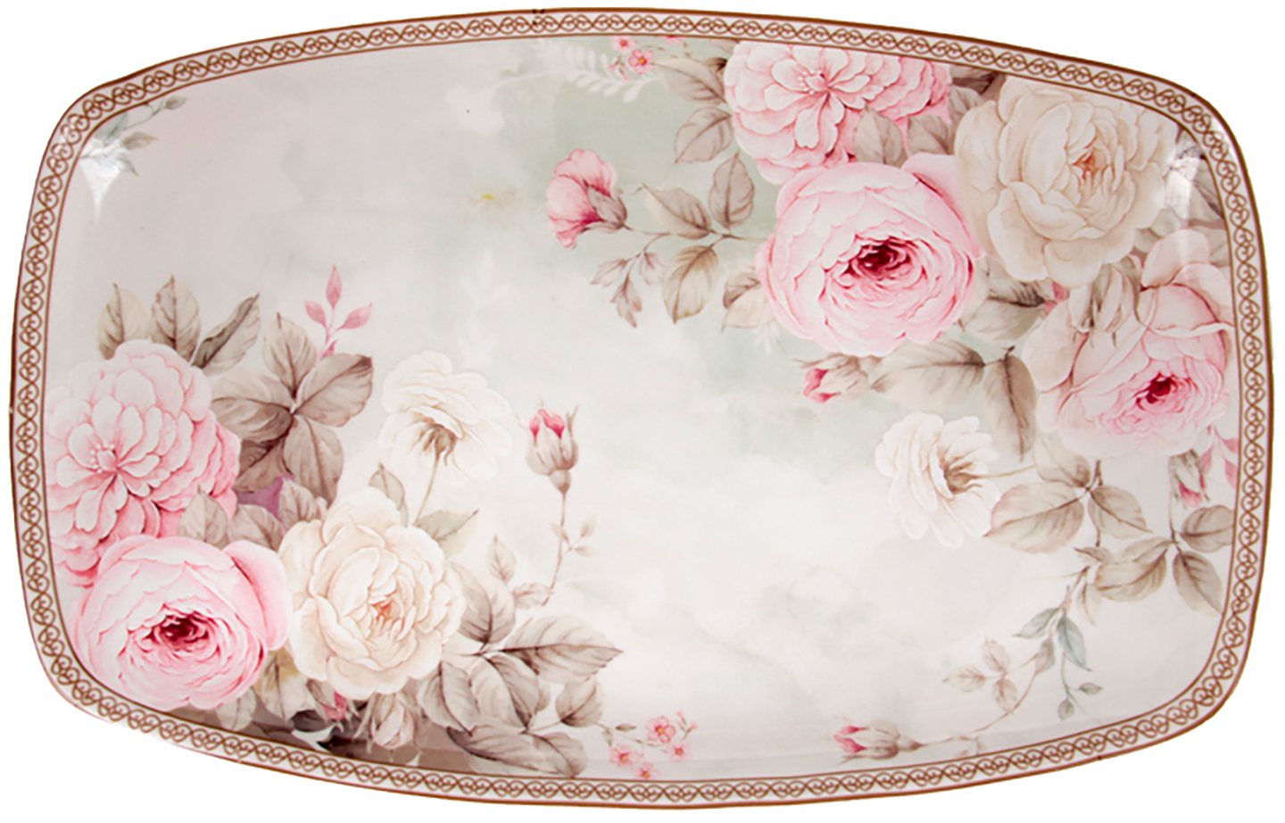 Блюдо Lefard Английская роза 30x19 см (924-852)