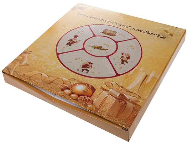 Фото - Менажница Lefard Санта 26х3 см (940-307)