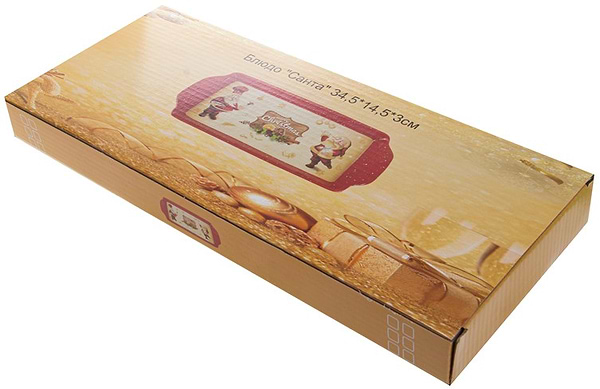 Фото - Блюдо Lefard Санта 34.5х14.5х3 см (940-308)