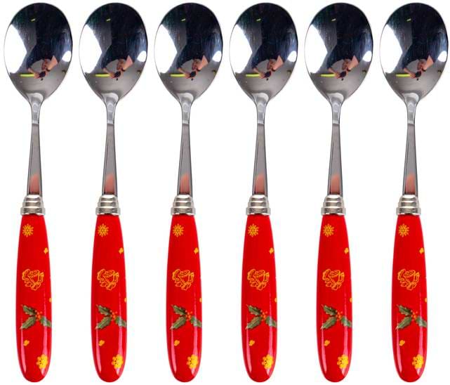 Набір чайних ложок Lefard Christmas delight 6шт 12 см (985-135)