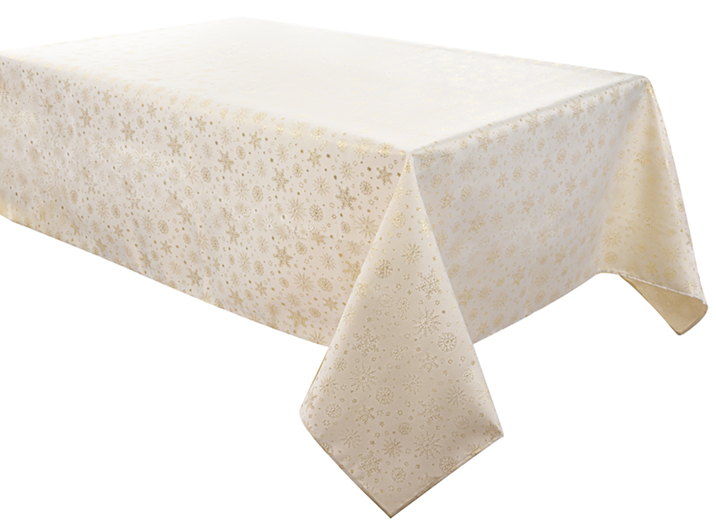 Скатертина прямокутна Lefard тефлонова Copo lurex teflon orо 160х180 см (715-352)