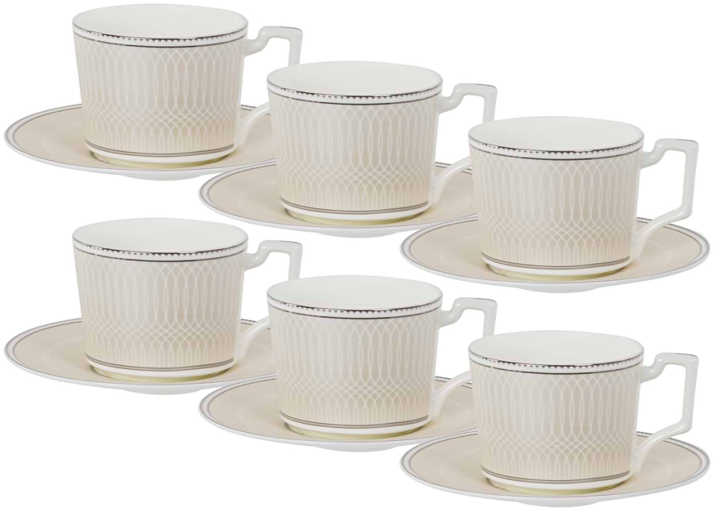 Набор чашек Lefard Infinity 12 пр. 280 мл (440-118)