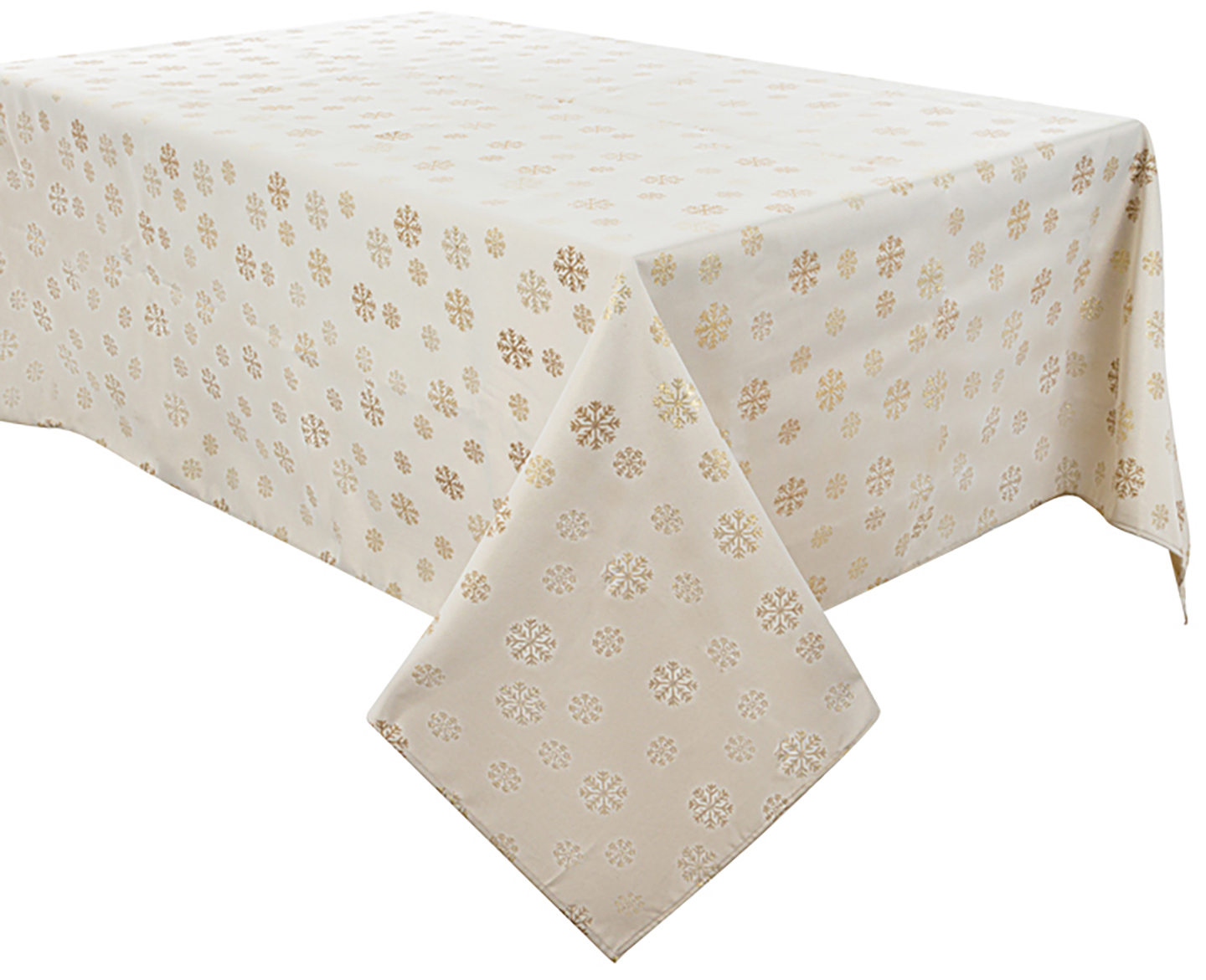 Скатерть прямоугольная Lefard Karen lurex teflon natural 160х240 см (715-350)