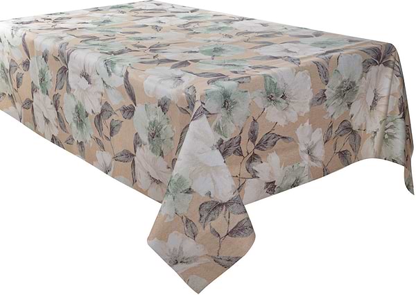 Фото - Скатерть квадратная Lefard Magic мята 140х180 см (715-424)