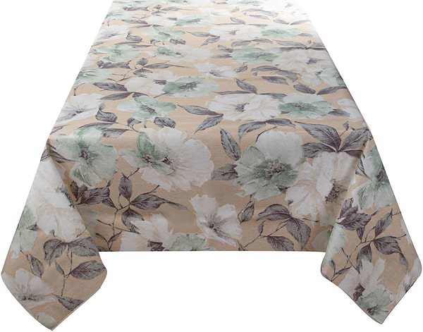 Фото - Скатерть квадратная Lefard Magic мята 140х180 см (715-424)