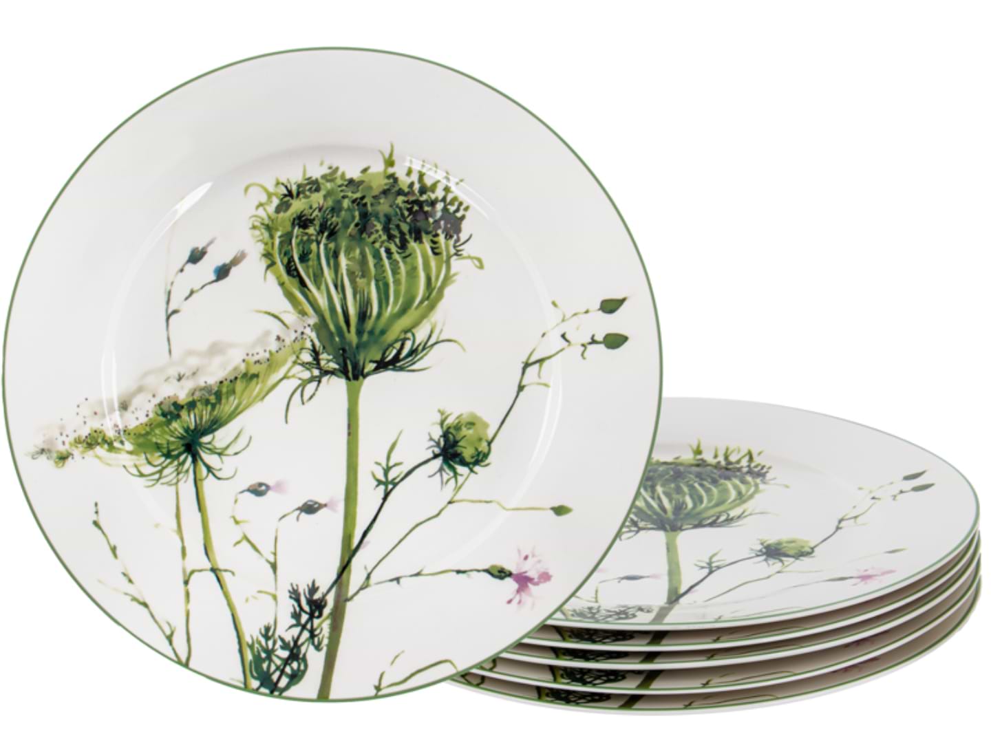 Набір тарілок Lefard Muze Garden 6 шт. 27 см (922-076)