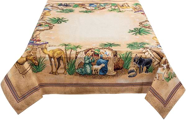 Фото - Скатерть прямоугольная Lefard sagrada familia lurex 100х100 см (732-315)