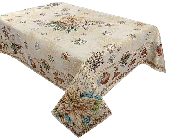 Фото - Скатерть прямоугольная Lefard TINSEL LUREX 140x240 см (715-388)