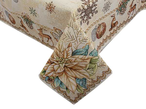 Фото - Скатерть прямоугольная Lefard TINSEL LUREX 140x240 см (715-388)