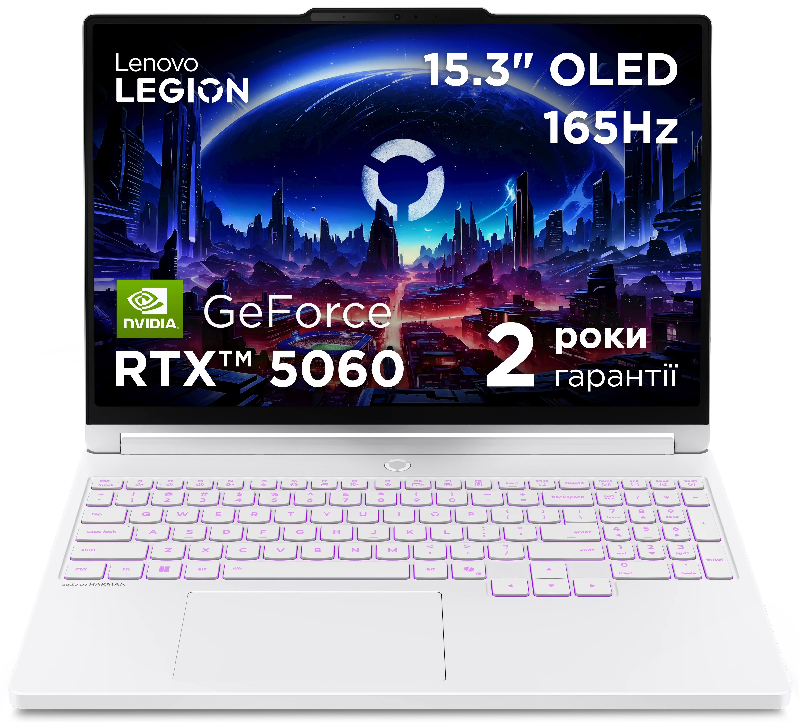 Ноутбук ігровий Lenovo Legion 5 15IAX11 (83VK006WRA) Glacier White