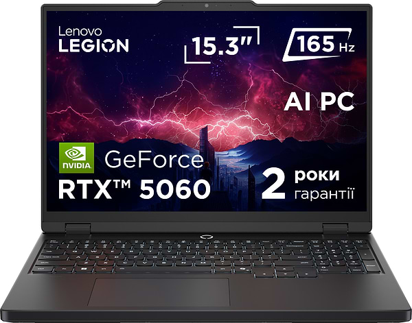 Фото - Ноутбук игровой Lenovo Legion 5 15AHP10 (83M00066RA) Eclipse Black