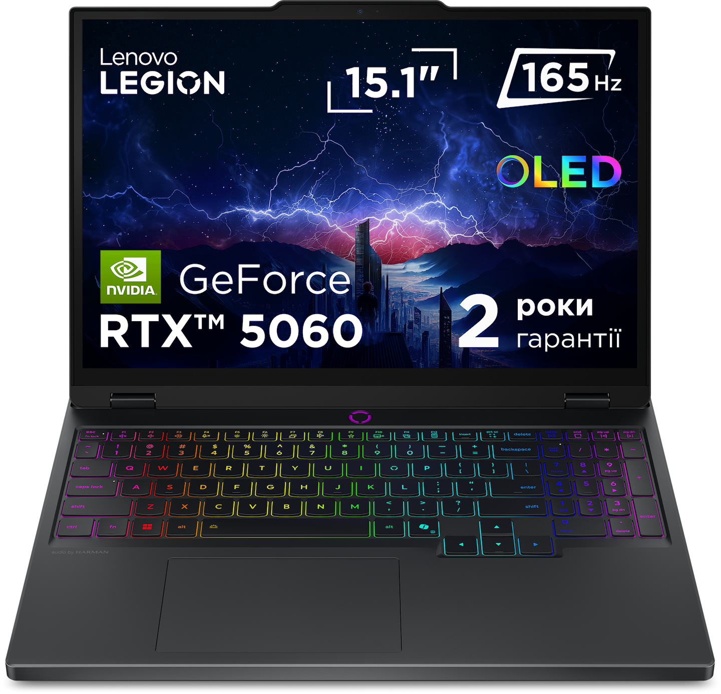 Ноутбук игровой Lenovo Legion 5 15IRX10 (83LY00F0RA) Eclipse Black