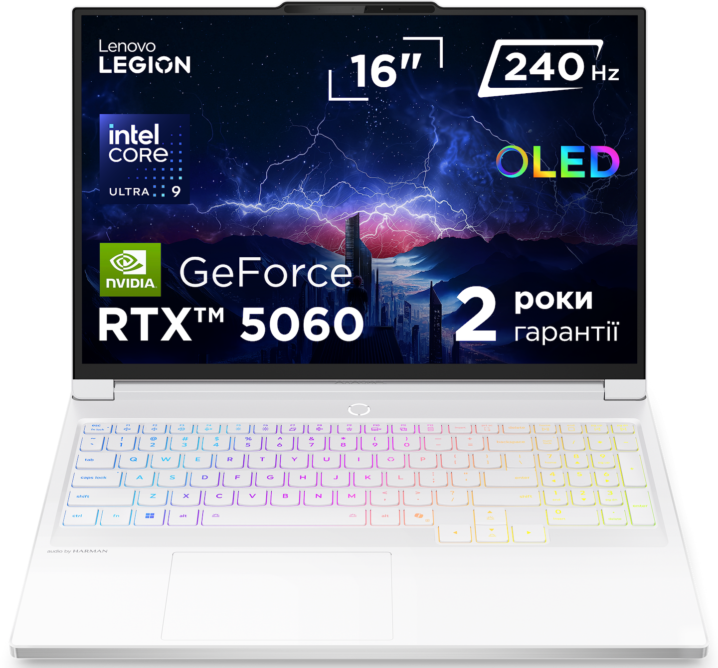 Ноутбук игровой Lenovo Legion 7 16IAX10 (83KY002GRA) Glacier White