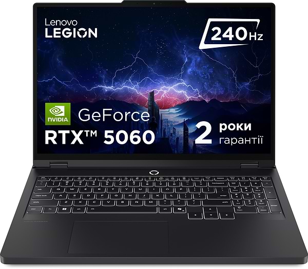Фото - Ноутбук ігровий Lenovo Legion Pro 5 16IRX10 (83NN000ERA) Eclipse Black