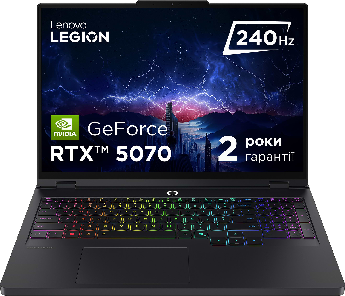 Купити Ноутбук ігровий Lenovo Legion Pro 5 16IAX10 (83F30033RA) Eclipse Black - Фото 1 Ноутбук ігровий Lenovo Legion Pro 5 16IAX10 (83F30033RA) Eclipse Black - Фото 1