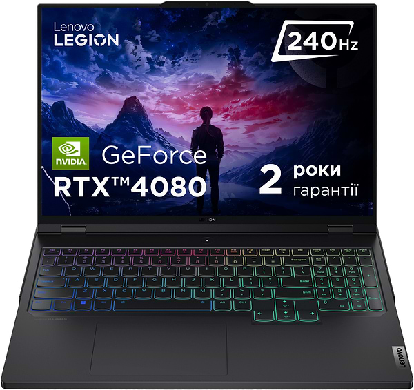 Фото - Ноутбук игровой Lenovo Legion Pro 7 16IRX9H (83DE005MRA) Eclipse Black