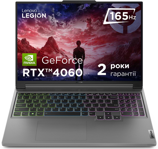 Фото - Уцінка - Ноутбук ігровий Lenovo Legion Slim 5 AHP9 (83DH005TRA) Luna Grey
