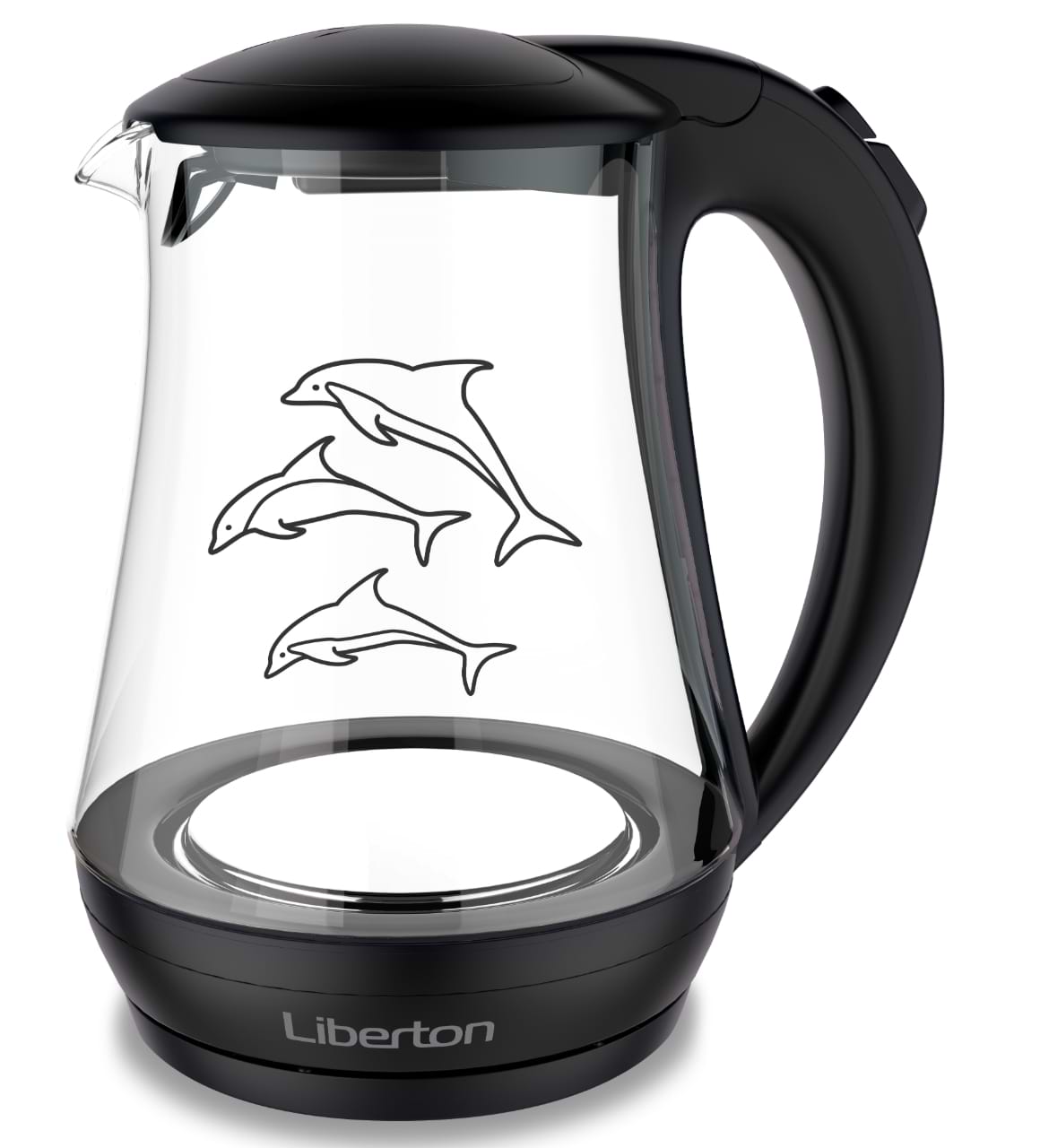 Уцінка - Електричний чайник Liberton LEK-1751 Black #