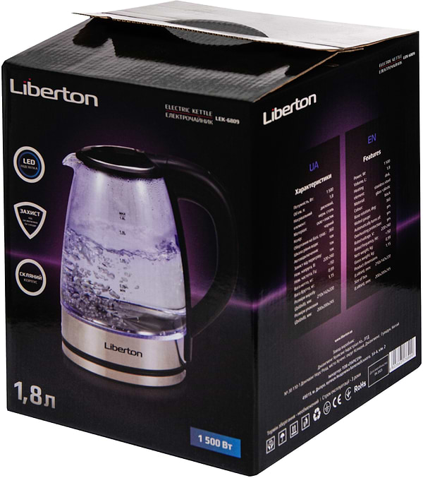 Фото - Электрический чайник Liberton LEK-6809