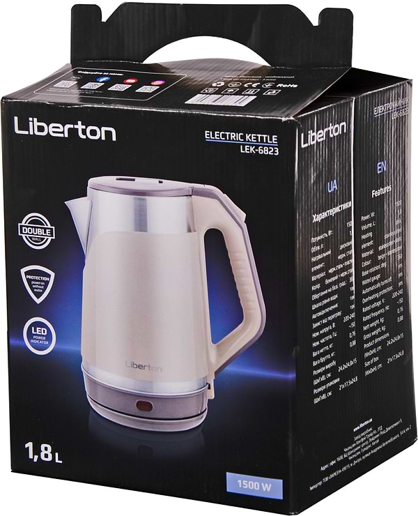Фото - Уценка - Электрический чайник Liberton LEK-6823