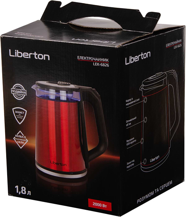 Фото - Електричний чайник Liberton LEK-6826