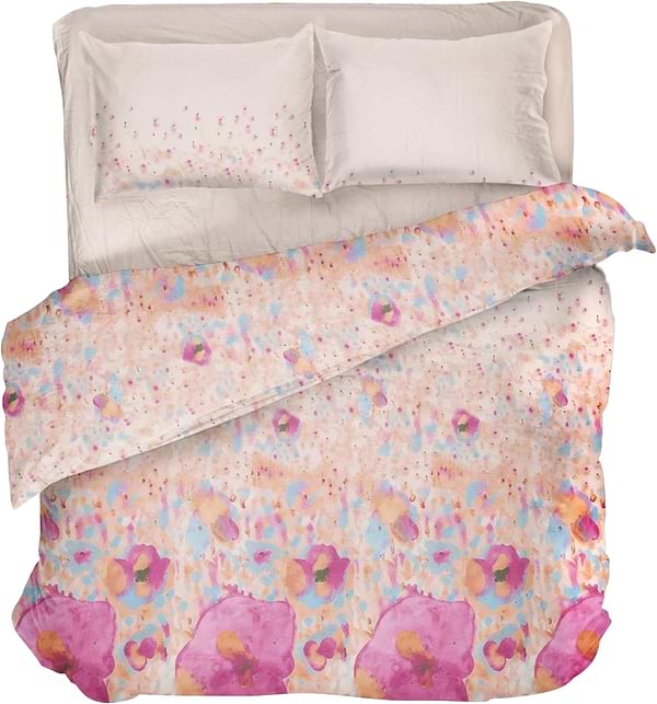 Фото - Комплект постільної білизни Lelit Мікрофібра Світло-Рожевий P-0137 сімейний (1195333)