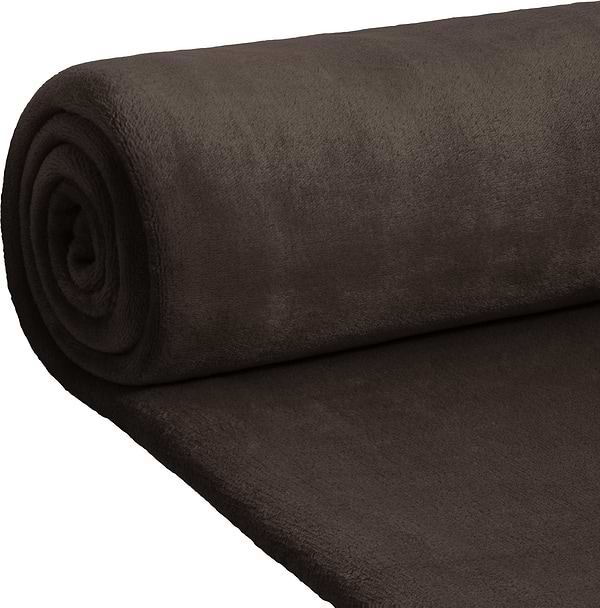 Фото - Плед євро Lelit 200х220 сіро-коричневий ((1203043)