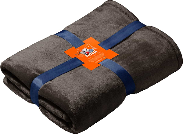 Фото - Плед євро Lelit 200х220 сіро-коричневий ((1203043)