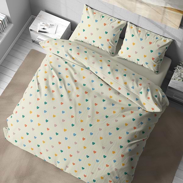 Фото - Комплект постельного белья Lelit Поплин L-2056 двуспальный (1199236)