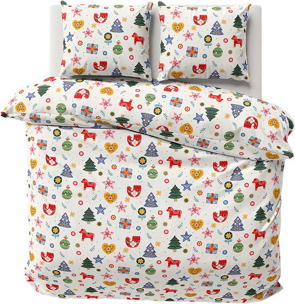 Фото - Комплект постельного белья Lelit Поплин L-2063 семейный (1201839)