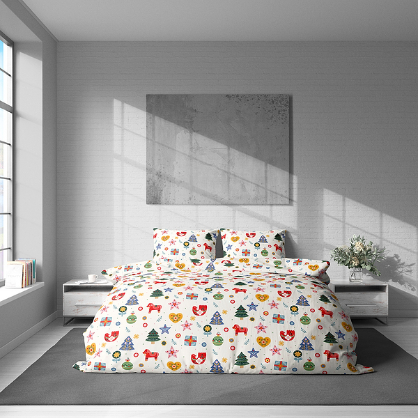 Фото - Комплект постельного белья Lelit Поплин L-2063 семейный (1201839)