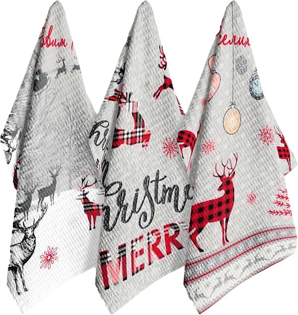 Фото - Набор полотенец Lelit MERRY CHRISTMAS 8071 50х30 3 шт. (1198927)