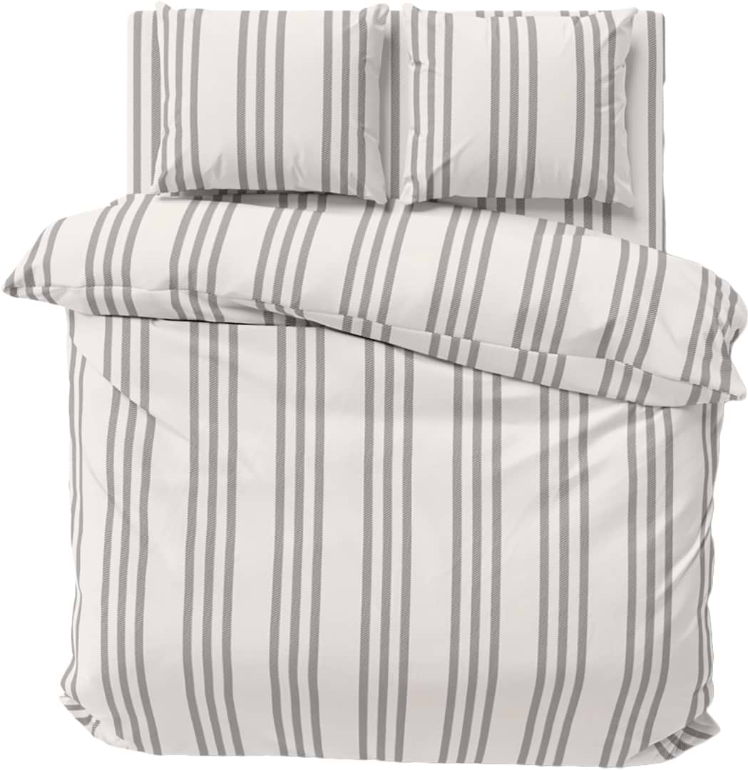 Комплект постельного белья Lelit Молочный с серым P-0161 евро (1196935)