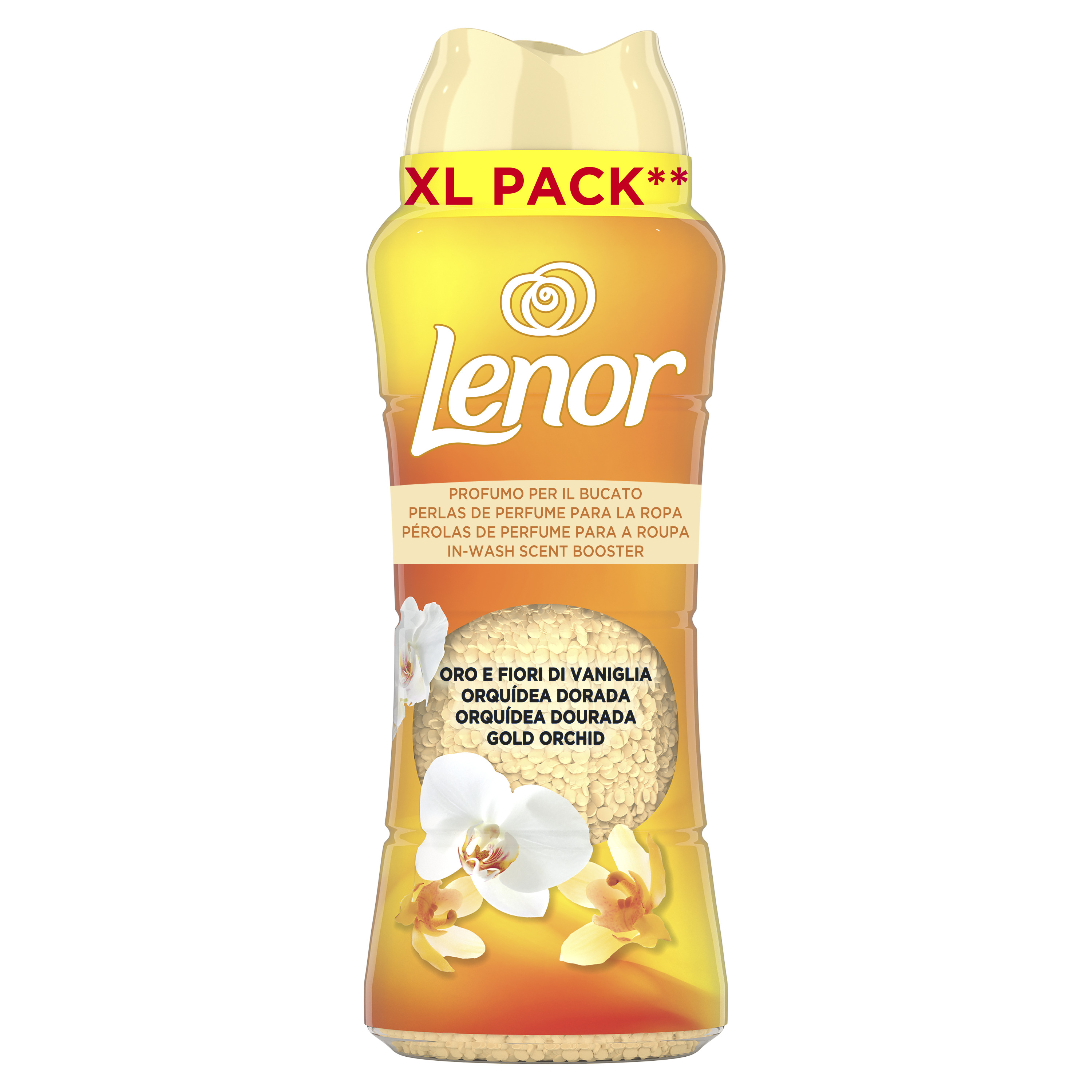 Ополаскиватель для белья Lenor Золотая орхидея и ваниль, гранулы, 495 г