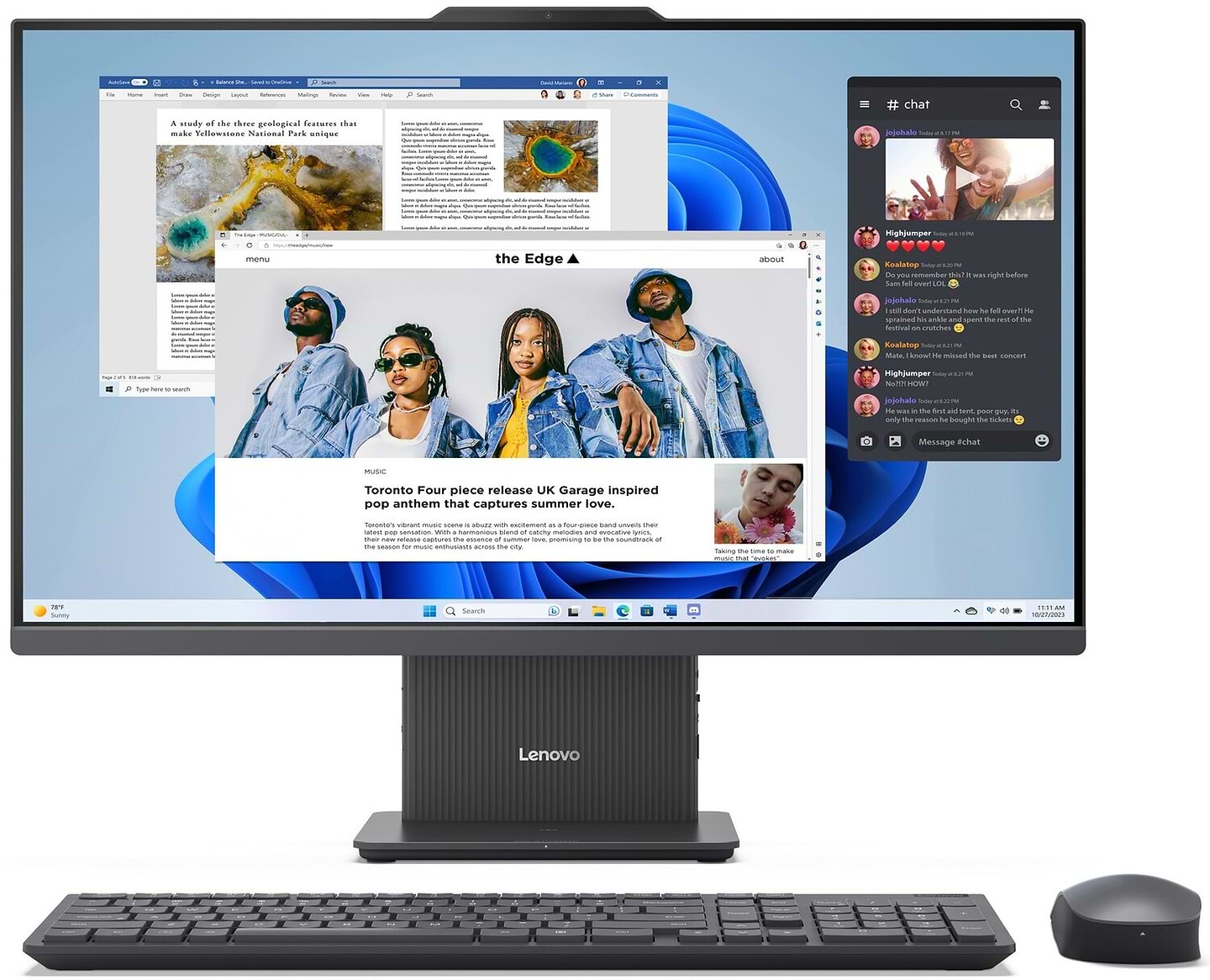 Компьютер-моноблок Lenovo IdeaCentre AIO 27IRH9 (F0HM0128UO) Luna Grey