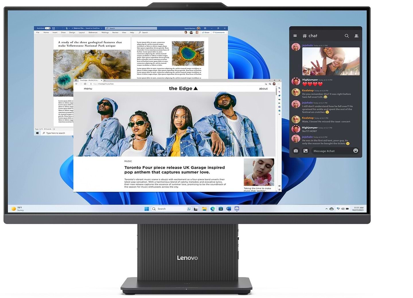 Комп'ютер-моноблок Lenovo IdeaCentre AIO 27ARR9 (F0HQ00B6UO) Luna Grey