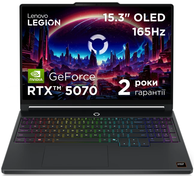 Ноутбук ігровий Lenovo Legion 5 15AHP11 (83Q7008JRA) Eclipse Black