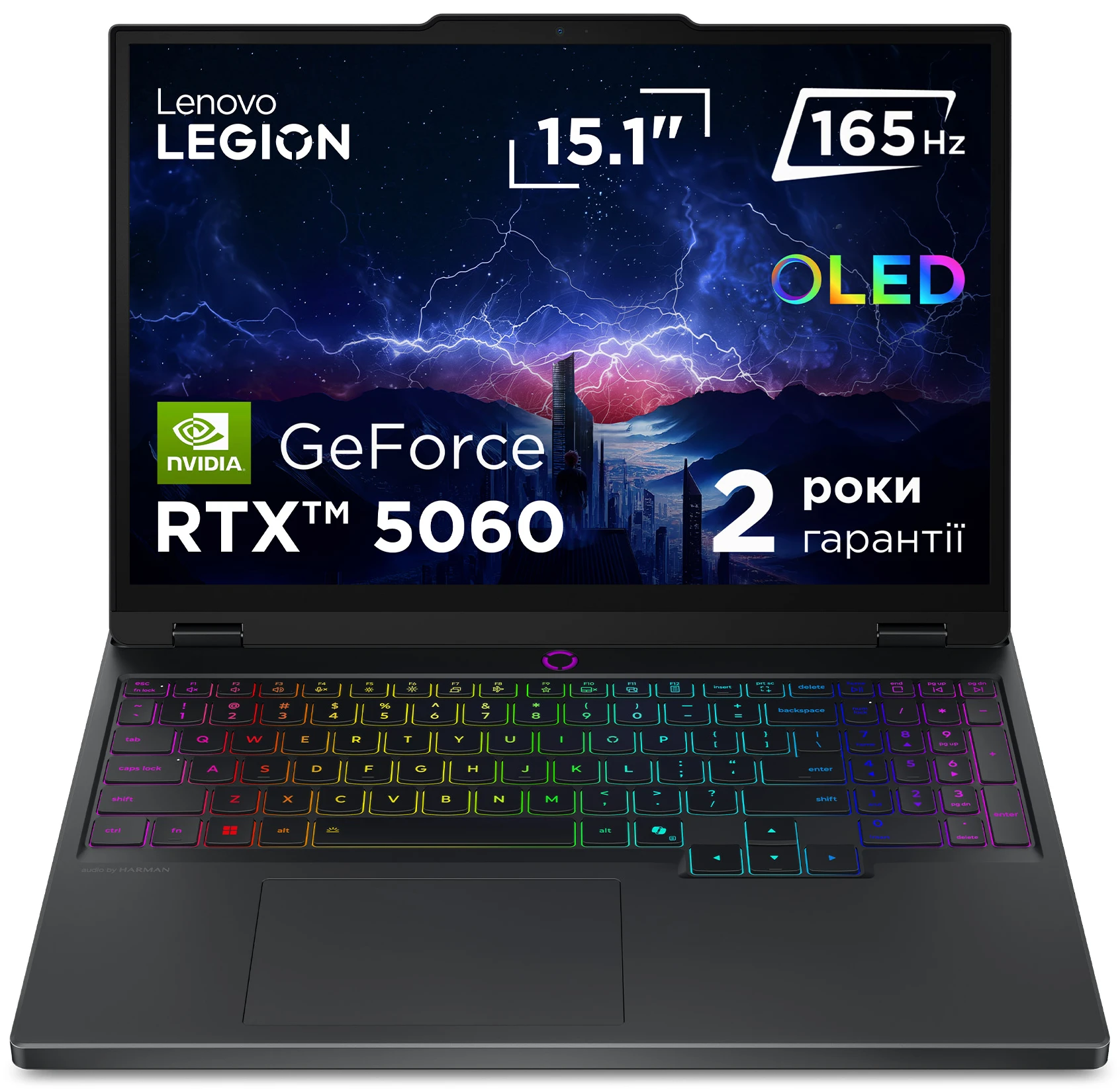 Ноутбук ігровий Lenovo Legion 5 15IRX10 (83LY00YARA) Eclipse Black
