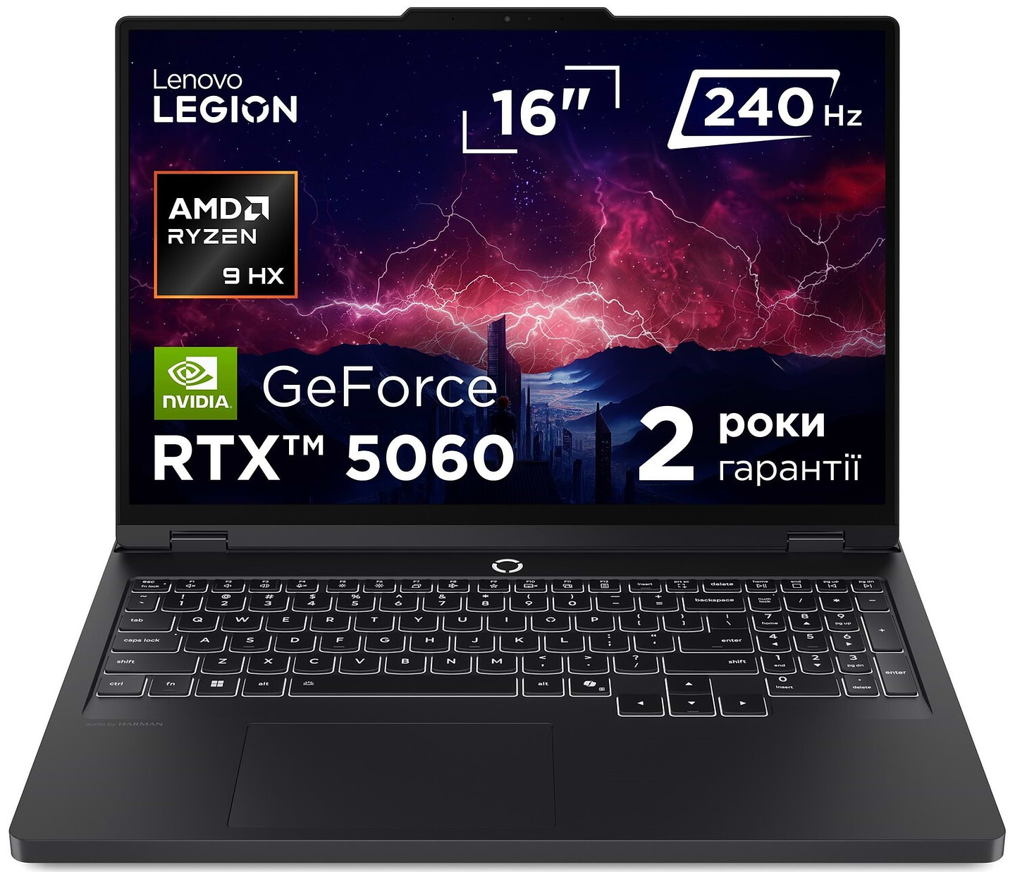 Ноутбук ігровий Lenovo Legion Pro 5 16ADR10 (83LT0079RA) Eclipse Black
