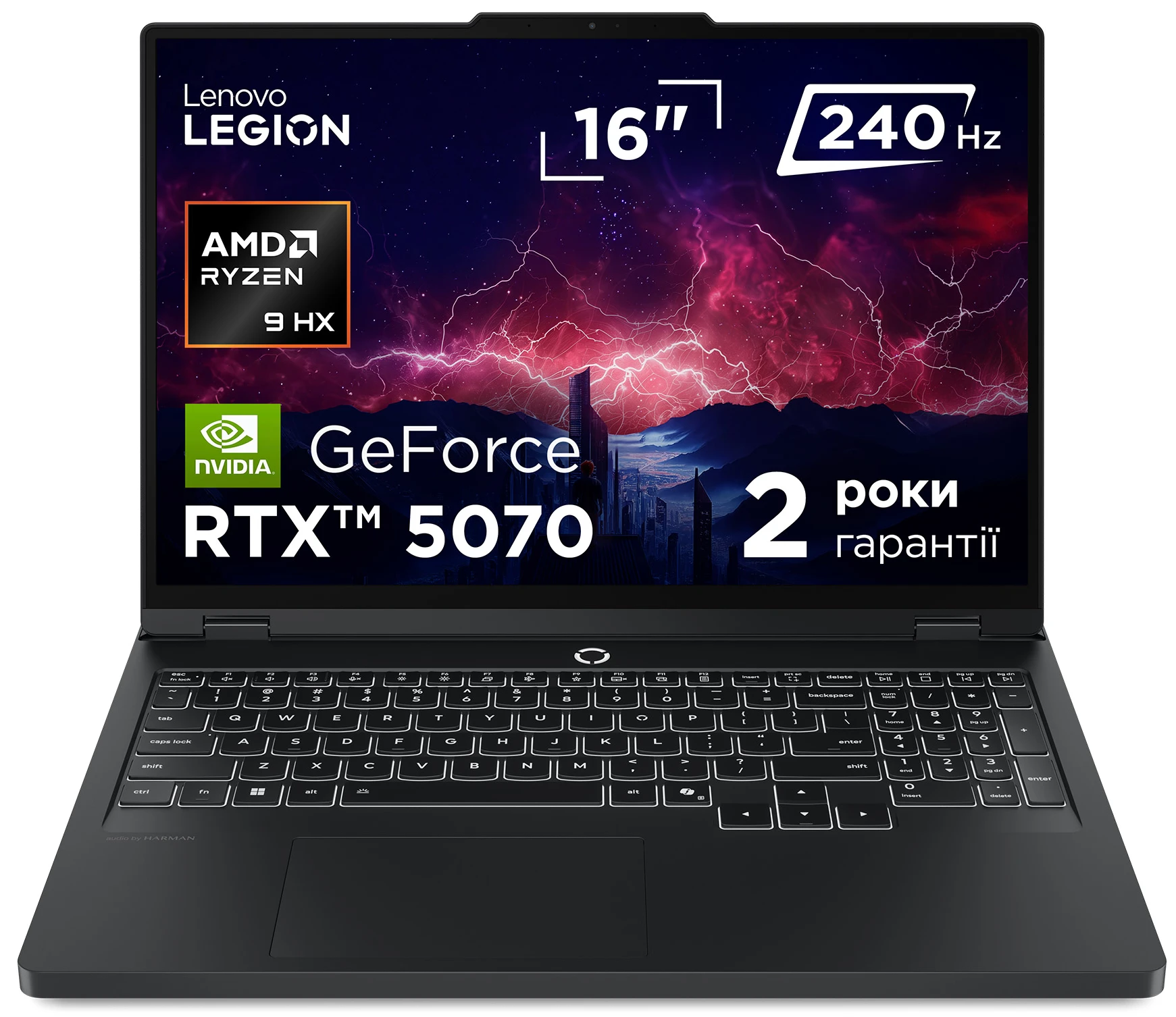 Ноутбук игровой Lenovo Legion Pro 5 16ADR10 (83LT008PRA) Eclipse Black