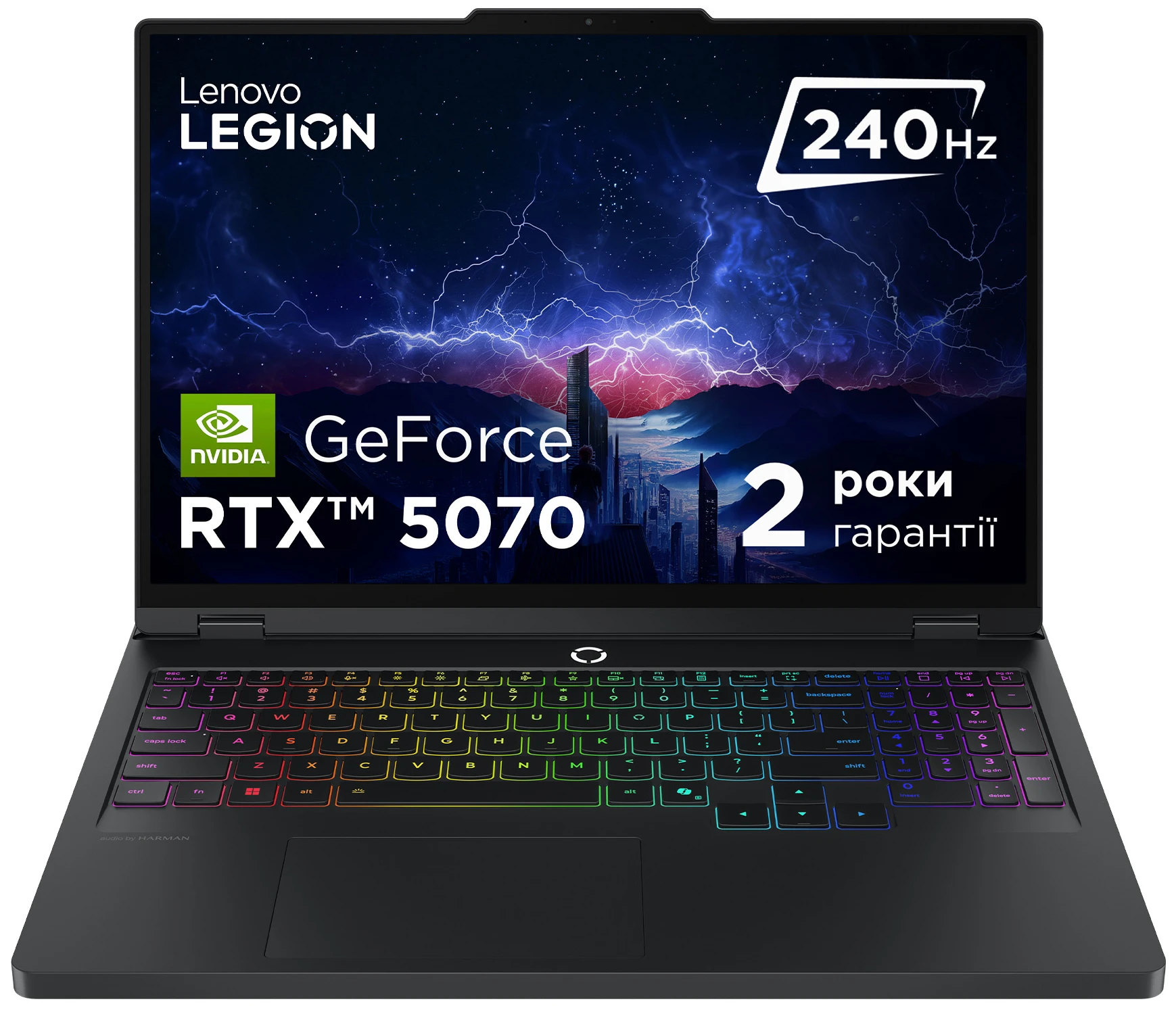 Ноутбук ігровий Lenovo Legion Pro 5 16IRX10 (83NN007PRA) Eclipse Black