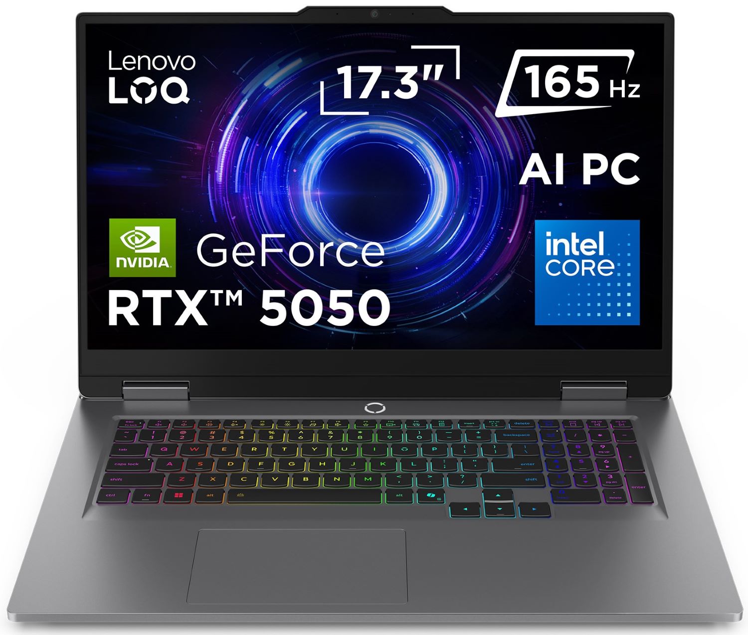 Ноутбук ігровий Lenovo LOQ-17IRX10 (83JH00EMRA) Luna Grey