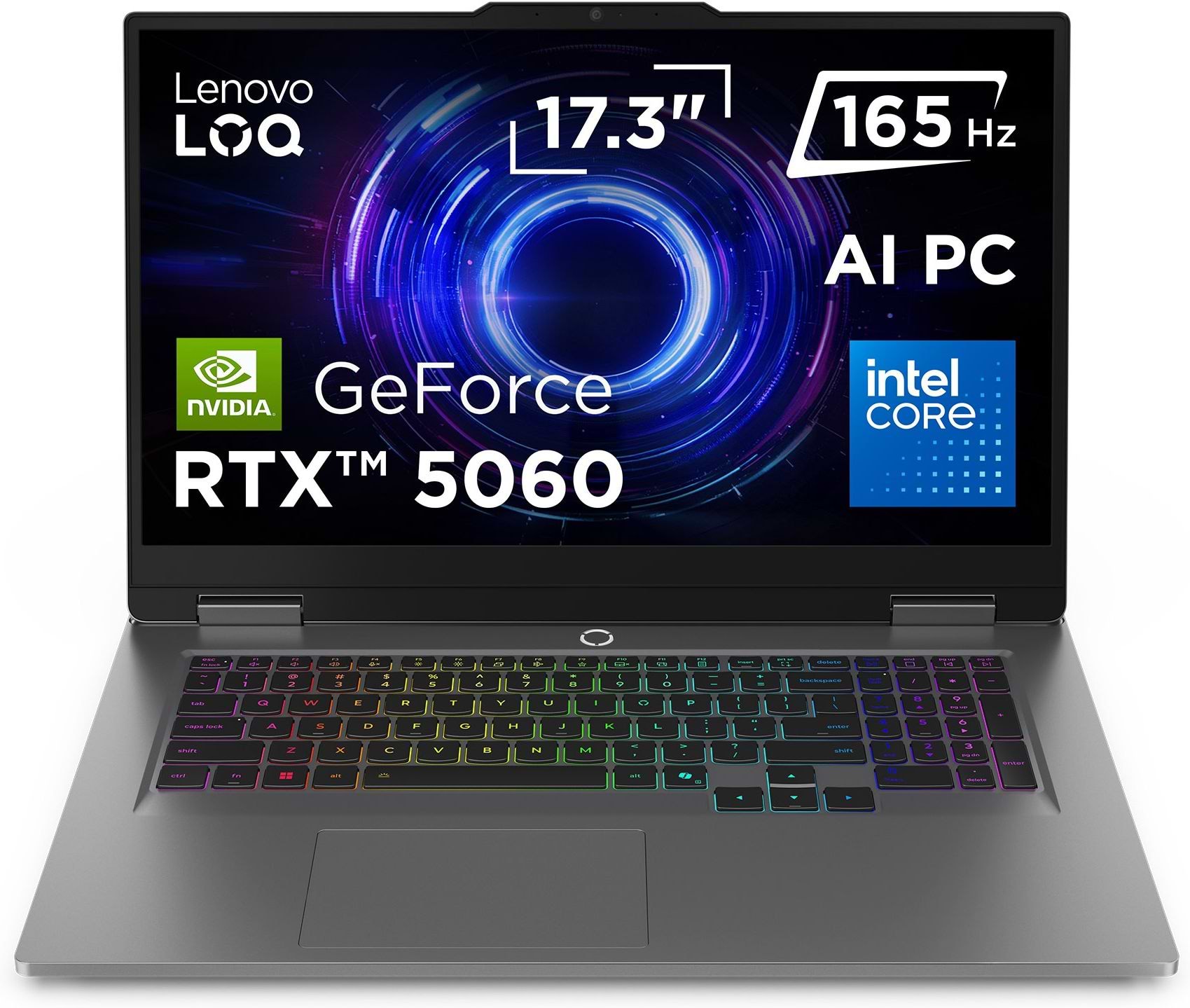 Ноутбук игровой Lenovo LOQ 17IRX10 (83JH00ESRA) Luna Grey